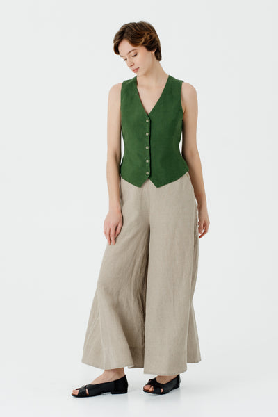 Classic Vest, Emerald Green#color_emerald-green