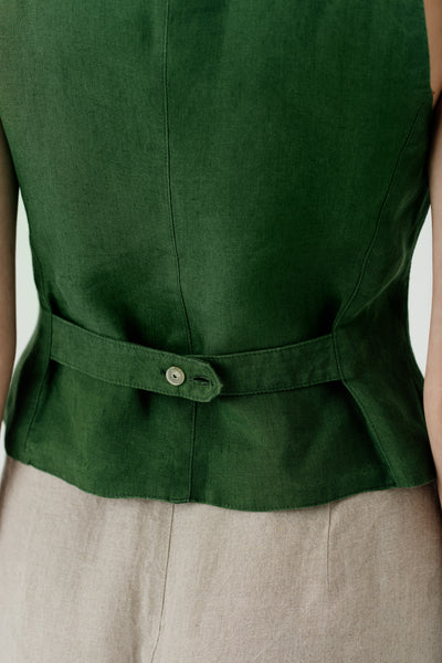 Classic Vest, Emerald Green#color_emerald-green