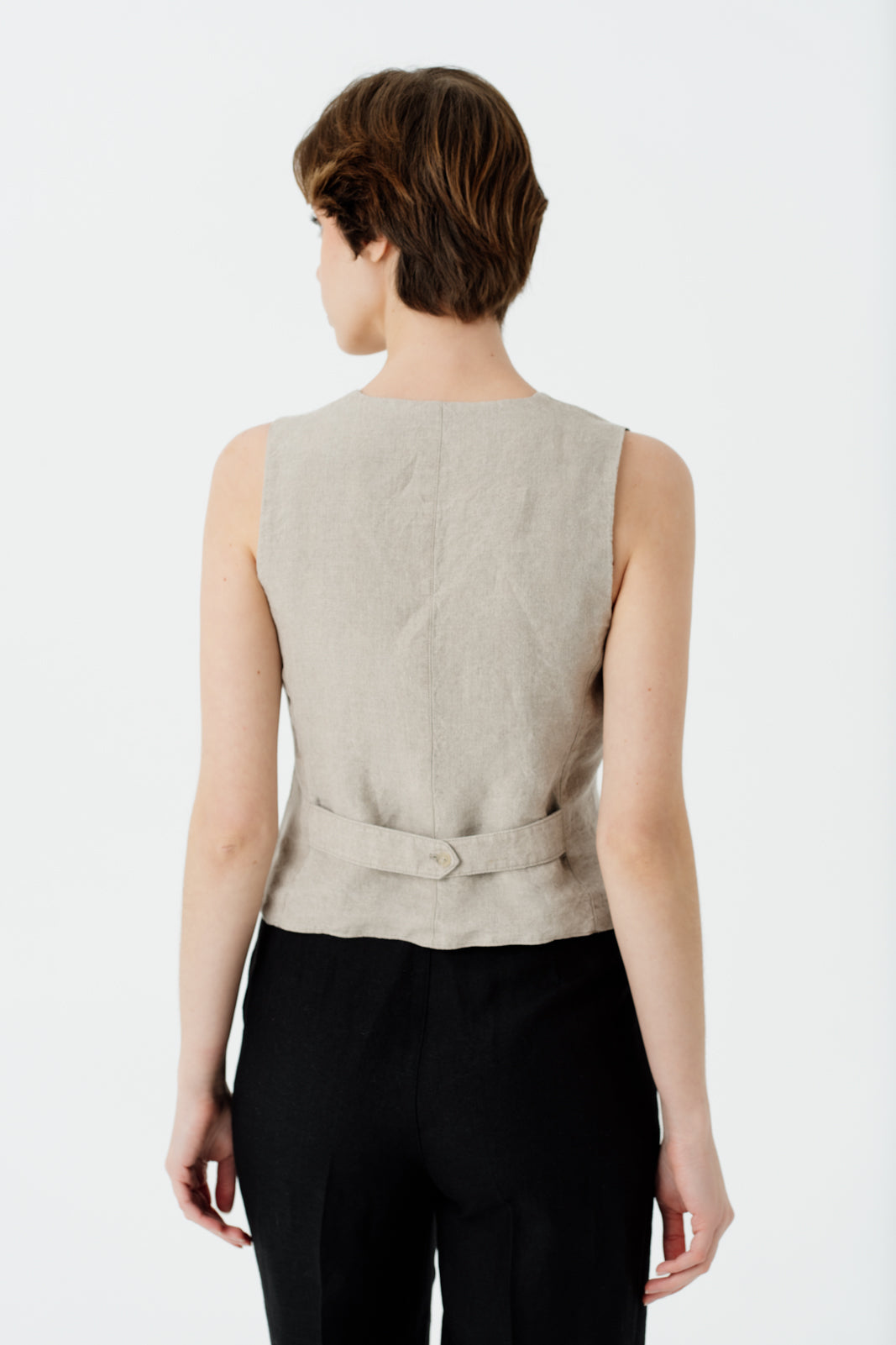 Classic Vest, Natural Linen#color_natural-linen