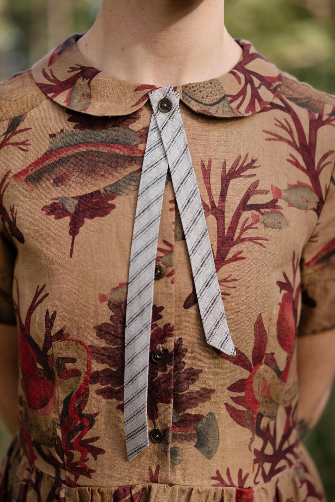 Bow Tie,#color_natural-stripe