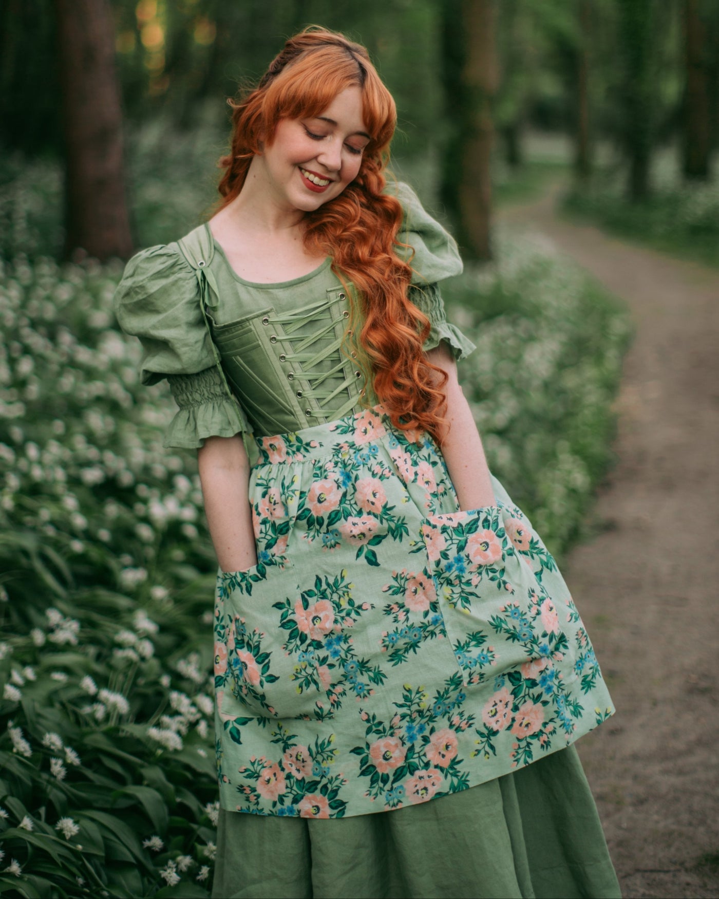 Meadow Apron, Wild Bloom #color_wild-bloom