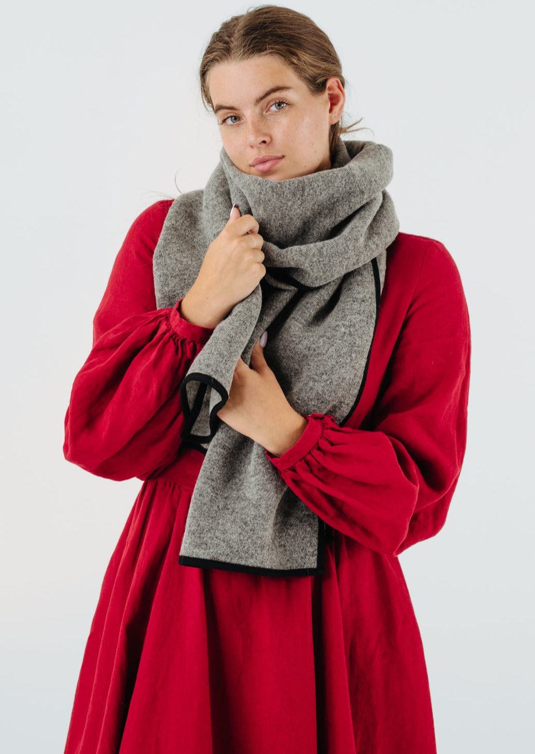 Wrap Scarf, Wool#color_light-grey